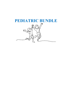 Pediatric Nursing Cheat Sheet: Milestones, Vitals, Immunizations