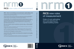 nrm-1-order-of-cost-estimating-and-cost-planning-2nd-edition-rics