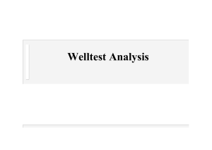 Well Test Analysis (PTA)