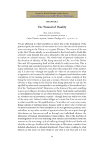 The Wound of Duality chapter 1 from The Mystery of Individuality