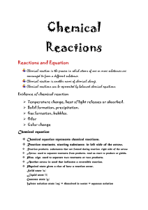 Chemical Reactions Chapter - Ozet