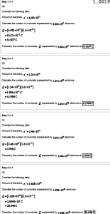 Coulombs and Electrons Worksheet