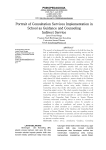 potrait of consultation-Psikopedagogia