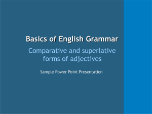 PPT ExampleAdjectives