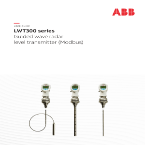 LWT300 User Guide: Guided Wave Radar Level Transmitter