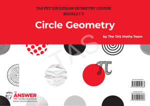 Booklet-3 Circle-Geometry-9-March-2021