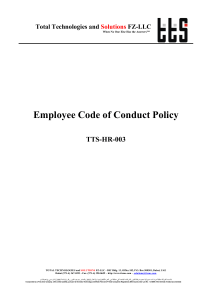 Employee Code of-Conduct-Policy Sample