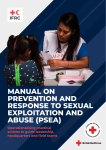 PSEA Manual: Prevention & Response to Sexual Exploitation & Abuse