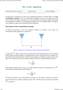 Friis Equation