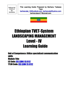 learning-guide-3-utilize-specialized-communication-skills-berhanu-tadesse