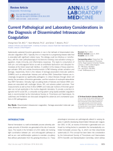 Current Pathological and Laboratory Considerations