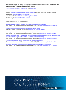 Asymptotic limits of some models for sound propagation in porous media and the assignment of the pore characteristic lengths - 1.4947540