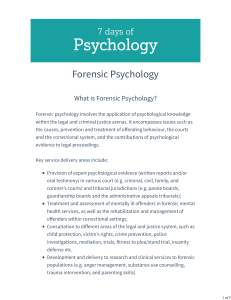 forensic-psychology