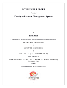 Employee Payment Management System