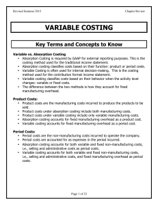 Variable Costing CR[1]