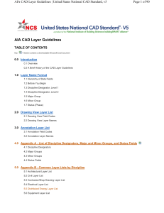 AIA CAD Layer Guidelines