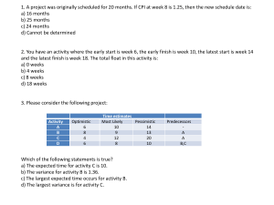 Project Management Exam Questions