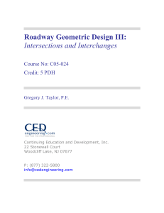 Roadway Geometric Design III-R1