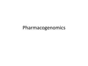 Pharmacogenomics & BioMarkers