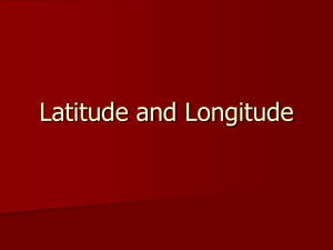 Latitude and Longitude (1)