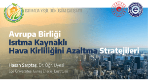 AB Isıtma Kaynaklı Hava Kirliliğini Azaltma Stratejileri