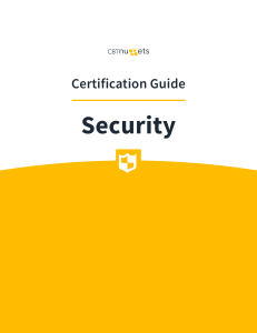 Security Certification Guide