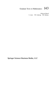 (Graduate Texts in Mathematics 143) J. L. Doob (auth.) - Measure Theory-Springer-Verlag New York (1994)
