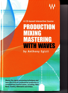 Production Mixing Mastering with Waves