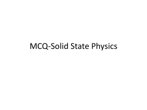 16468 mcq-solid-state-physics