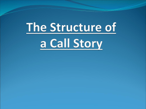 Chap 4The Structure of a Call Story