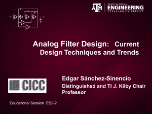 analog filter design