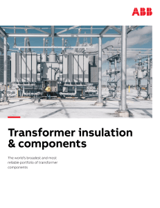Transformer insulation components