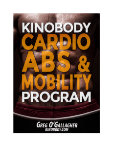 Cardio, Abs and Mobility Program by Greg O'Gallagher.