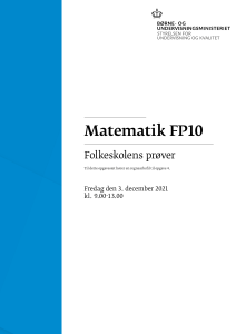 FP10 Matematik december 2021