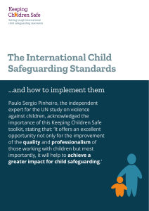 child safeguarding standards