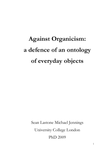 Against Organicism-1