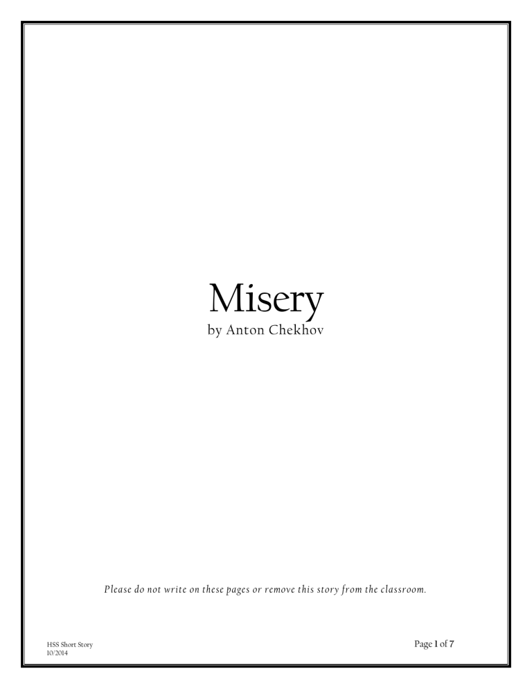 misery