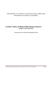 lecture notes on renewable energy sources 