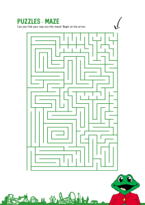 Puzzles maze 1