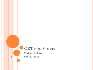 CBT for Voices