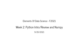 eods-week02-python and numpy slides