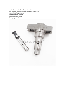 Denso Injection Pump Plunger-for mw injection pump plunger