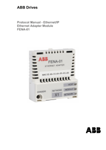 ABB FENA-01 Ethernet/IP Protocol Manual