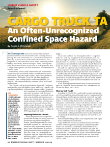 Tank Truck Unrecognized Hazards of Confined Space (2018)
