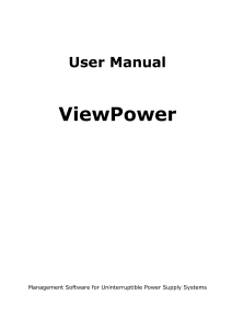 ViewPower user manual