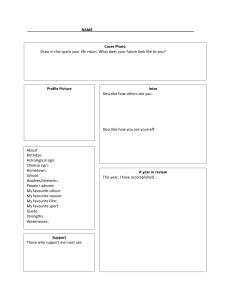 Social media profile activity