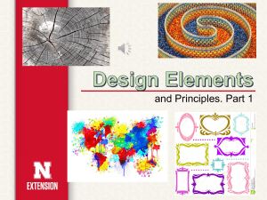 Design Elements and Principles 1