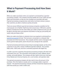 What is Payment Processing And How Does It Work?