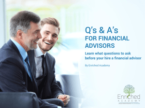 Enriched Academy Q&A for Advisors