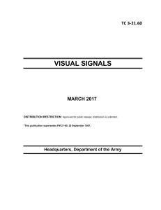 Visual Signals Training Circular